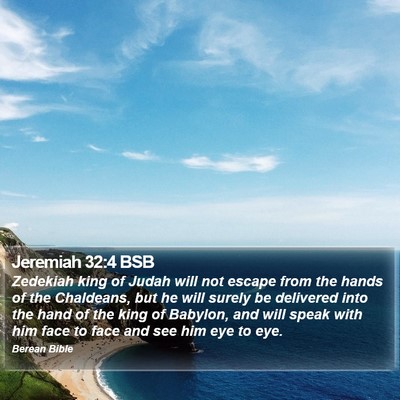 Jeremiah 32:4 BSB Bible Verse Image