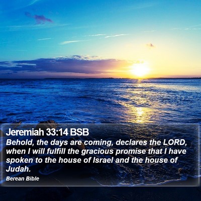 Jeremiah 33:14 BSB Bible Verse Image