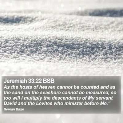 Jeremiah 33:22 BSB Bible Verse Image