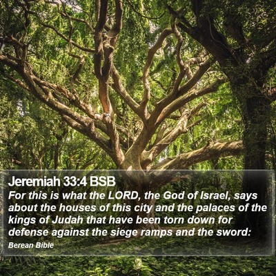 Jeremiah 33:4 BSB Bible Verse Image