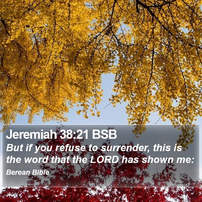 Jeremiah 38:21 BSB Bible Verse Image