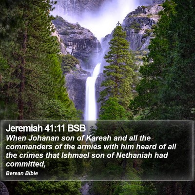 Jeremiah 41:11 BSB Bible Verse Image