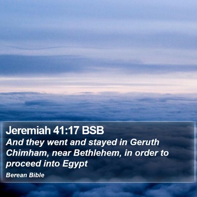 Jeremiah 41:17 BSB Bible Verse Image