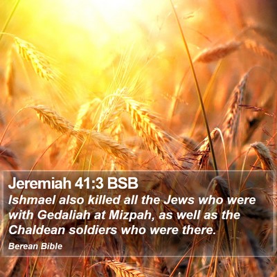Jeremiah 41:3 BSB Bible Verse Image