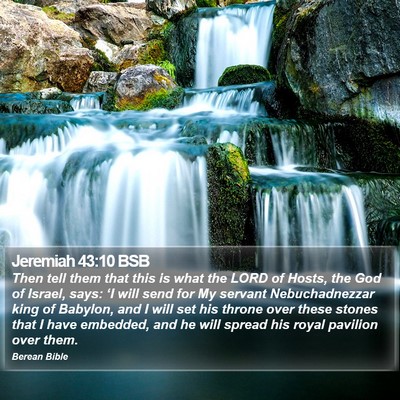 Jeremiah 43:10 BSB Bible Verse Image