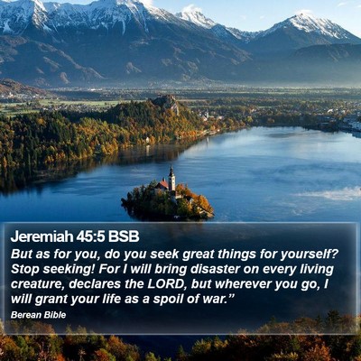 Jeremiah 45:5 BSB Bible Verse Image
