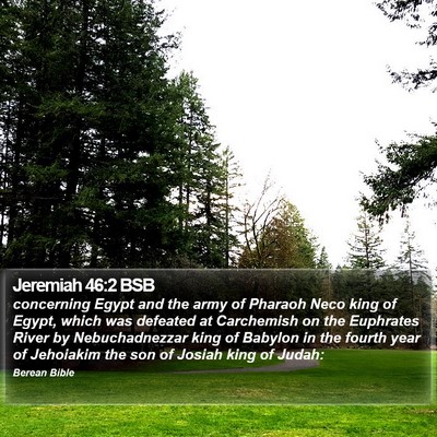 Jeremiah 46:2 BSB Bible Verse Image