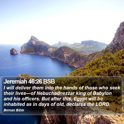 Jeremiah 46:26 BSB Bible Verse Image