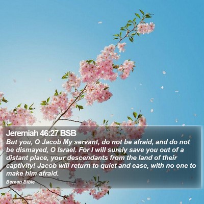Jeremiah 46:27 BSB Bible Verse Image