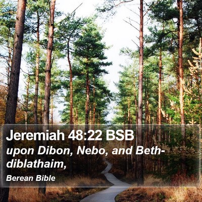 Jeremiah 48:22 BSB Bible Verse Image