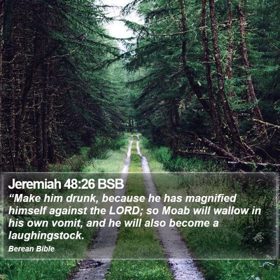 Jeremiah 48:26 BSB Bible Verse Image