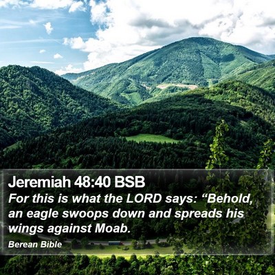 Jeremiah 48:40 BSB Bible Verse Image