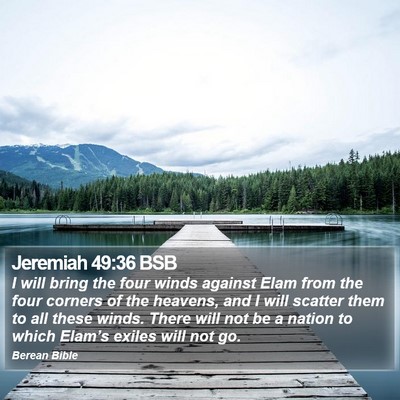 Jeremiah 49:36 BSB Bible Verse Image