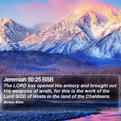 Jeremiah 50:25 BSB Bible Verse Image