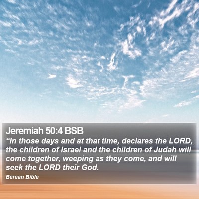 Jeremiah 50:4 BSB Bible Verse Image