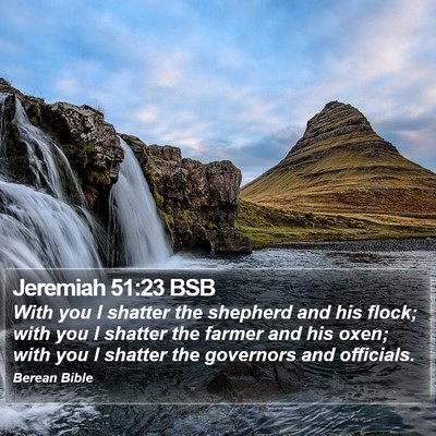 Jeremiah 51:23 BSB Bible Verse Image