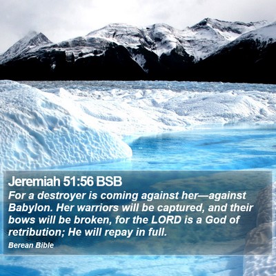 Jeremiah 51:56 BSB Bible Verse Image