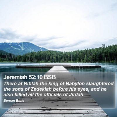 Jeremiah 52:10 BSB Bible Verse Image