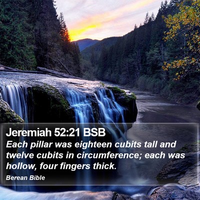 Jeremiah 52:21 BSB Bible Verse Image