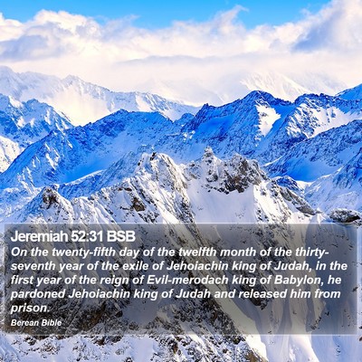 Jeremiah 52:31 BSB Bible Verse Image