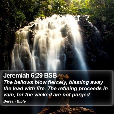 Jeremiah 6:29 BSB Bible Verse Image