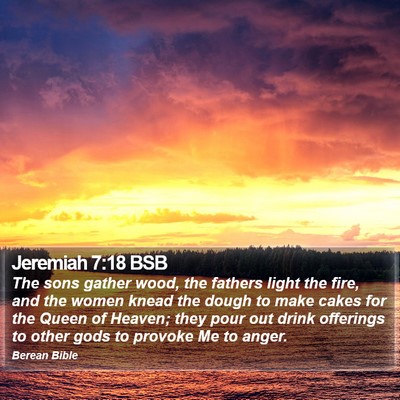 Jeremiah 7:18 BSB Bible Verse Image