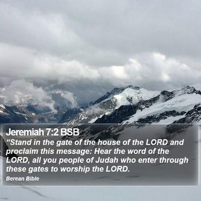 Jeremiah 7:2 BSB Bible Verse Image