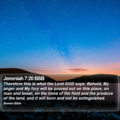 Jeremiah 7:20 BSB Bible Verse Image