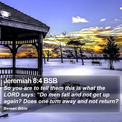Jeremiah 8:4 BSB Bible Verse Image