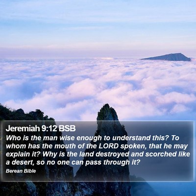 Jeremiah 9:12 BSB Bible Verse Image