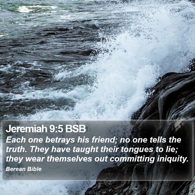 Jeremiah 9:5 BSB Bible Verse Image