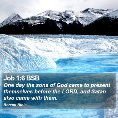 Job 1:6 BSB Bible Verse Image