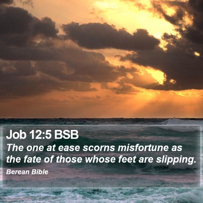 Job 12:5 BSB Bible Verse Image