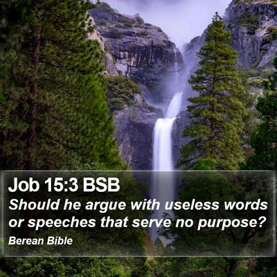 Job 15:3 BSB Bible Verse Image