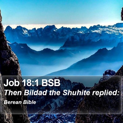 Job 18:1 BSB Bible Verse Image