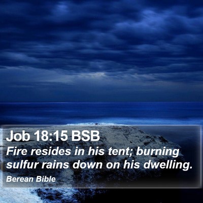 Job 18:15 BSB Bible Verse Image