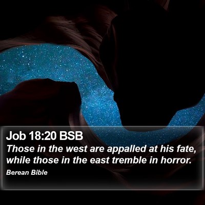 Job 18:20 BSB Bible Verse Image