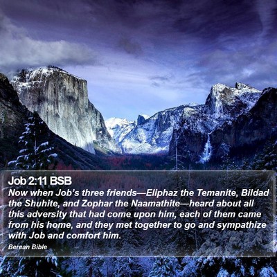 Job 2:11 BSB Bible Verse Image
