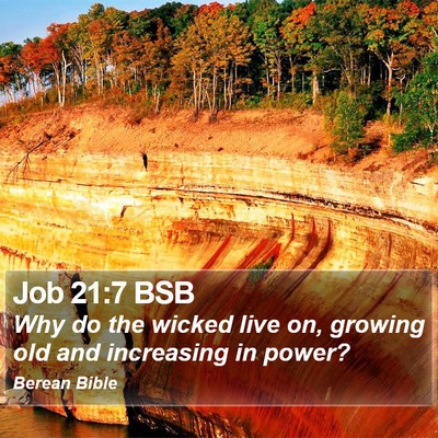Job 21:7 BSB Bible Verse Image