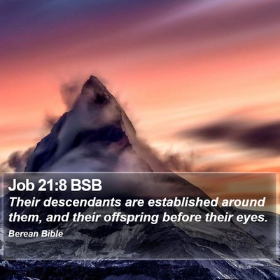 Job 21:8 BSB Bible Verse Image