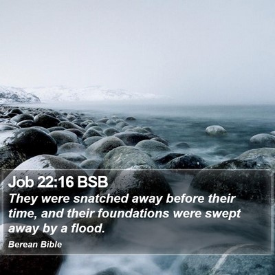 Job 22:16 BSB Bible Verse Image