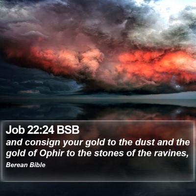 Job 22:24 BSB Bible Verse Image