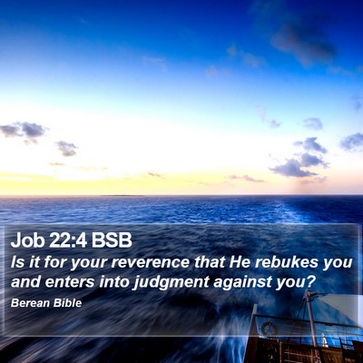 Job 22:4 BSB Bible Verse Image