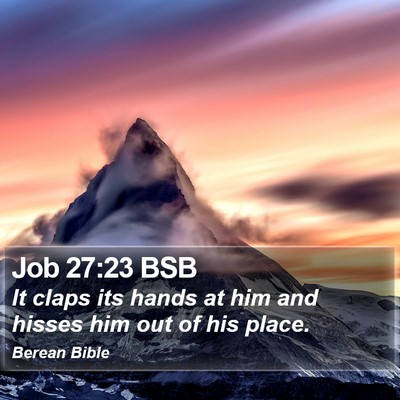 Job 27:23 BSB Bible Verse Image