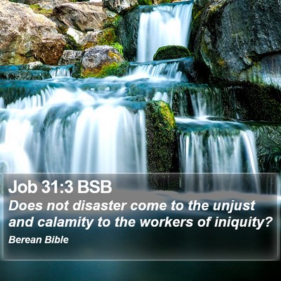 Job 31:3 BSB Bible Verse Image