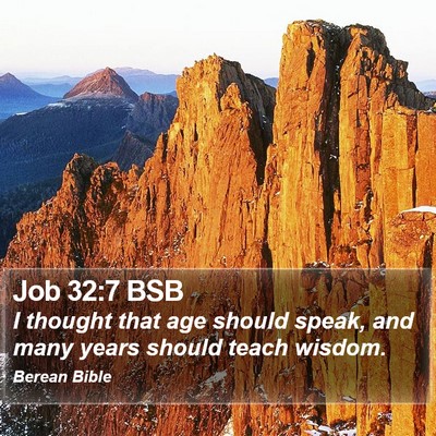 Job 32:7 BSB Bible Verse Image