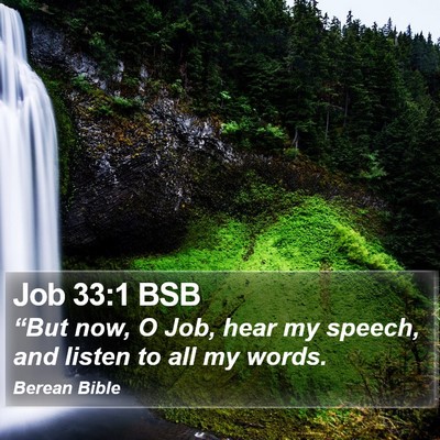 Job 33:1 BSB Bible Verse Image