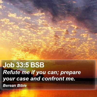 Job 33:5 BSB Bible Verse Image
