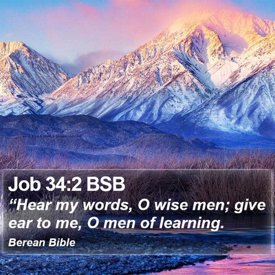 Job 34:2 BSB Bible Verse Image