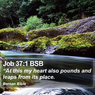 Job 37:1 BSB Bible Verse Image